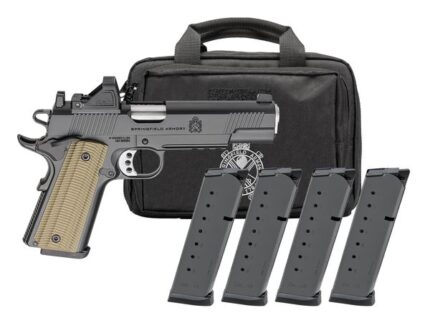 SPRINGFIELD 1911 OPERATOR AOS - 9MM 5" 9RD 4 MAGS GEAR PAC