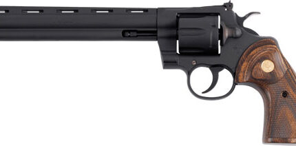 COLT PYTHON 357MAG 8" 6RD - MATTE BLUED WOOD GRIPS