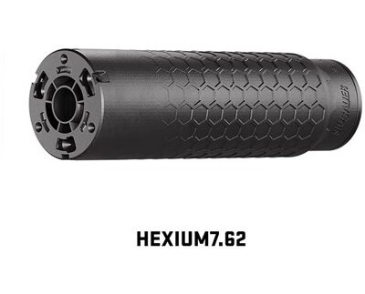HEXIUM 7.62MM HUB DIRECT THREAD SUPPRESSOR BLACK