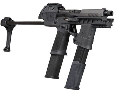 P320-FLUX TACOPS 9MM LUGER 5.5''BBL (2)21RD (2)30RD MAGS BLK