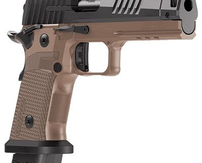 P211-GTO COMBAT 9MM LUGER 4.4''BBL (1)23RD(2)21RD MAG BLK/COY