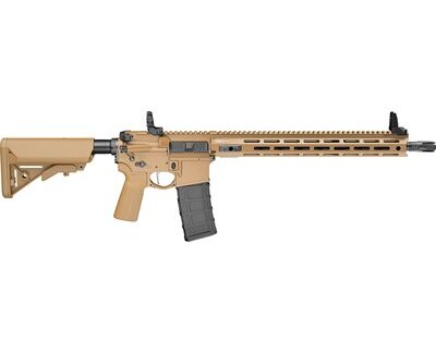 SAINT VICTOR V2 5.56 NATO 16'' BBL (1)30RD MAG COYOTE BROWN