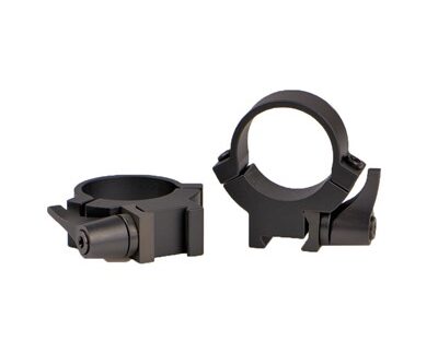 1'' MEDIUM (0.90'') QD DOVETAIL RINGS, BLACK