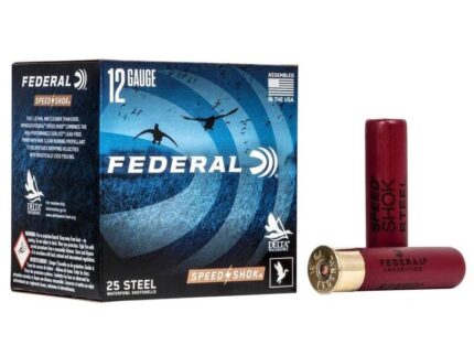 Federal Speed-Shok High Velocity Steel Shotshells 12ga 3-1/2" 1-3/8oz 1550 fps 25/ct