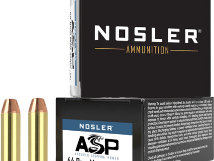 NOSLER 44 MAG 240GR ASP JHP - 20RD 10BX/CS