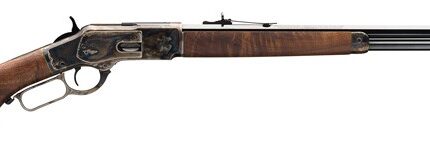 WINCHESTER 1873 SPORTER 44-40 - OCTAGON/BLUED 24" CASE-COL PG