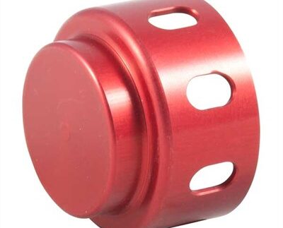 SHOTGUN FOLLOWER FOR MOSSBERG 500, 12 GAUGE, ALUMINUM, RED