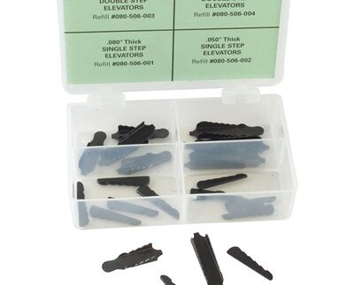 RIFLE REAR SIGHT ELEVATOR KIT BLACK
