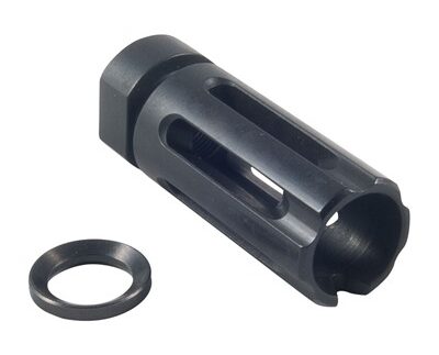 EXTENDED FLASH SUPPRESSOR 5.56MM/22 CAL 1/2-28 SS NITRIDE