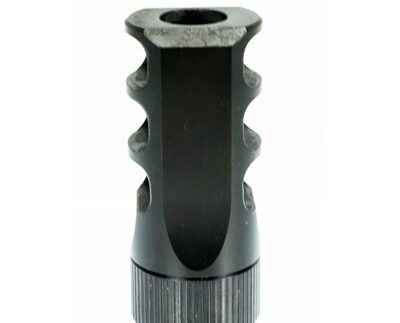 MUZZLOK 7.62X39MM 3-PORT MUZZLE BRAKE 5/8''-24 THREADS BLK