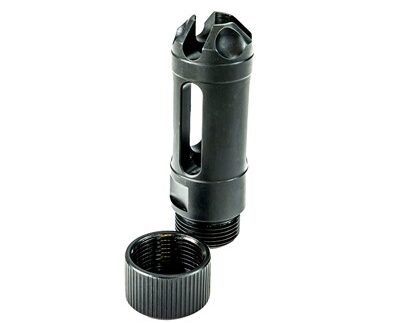MUZZLOK 9MM PORTED FLASH HIDER NITRIDE BLACK