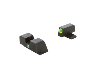 I-DOT SIGHT SET LUMIGREEN OUTLINE  FOR FN HIGH POWER BLACK