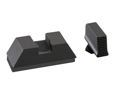 2L OPTIC COMP SIGHTS SERRATD FRONT .240''F /.315''R FOR GLOCK