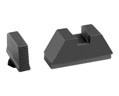 5L OPTIC COMP SIGHTS SERRATED FRONT .300''F /.375''R FOR GLOCK