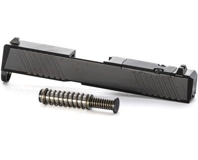 BRN SLIDE ASSEMBLY FOR GLOCK 43 WITH HOLOSUN 407K CUT