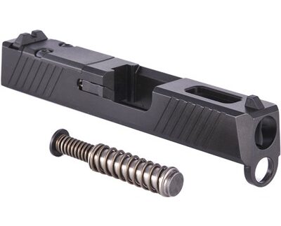 BRN WINDOW SLIDE ASSEMBLY FOR GLOCK 43 WITH HOLOSUN 407K CUT