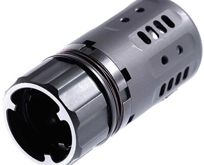 PYRO 2.0 MUZZLE BRAKE W/DA457 XENO & .45 CAL FRONT CAP