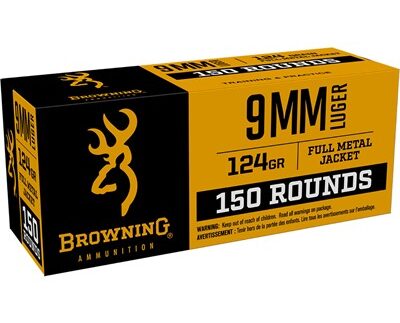 9MM LUGER 124GR FULL METAL JACKET 150/BOX