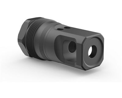 PLAN B ECHO 30 CALIBER SINGLE-PORT MUZZLE BRAKE 5/8X24''