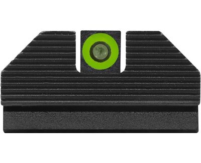 MIN NIGHT SIGHTS-GLOCK 17,19,22-24,26,27,31-36,38 BLK/GRN