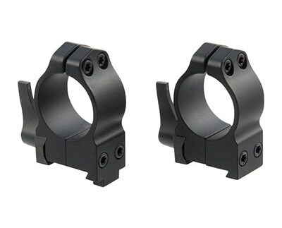 1'' MEDIUM (0.925'') QD 19MM DOVETAIL RINGS, BLACK