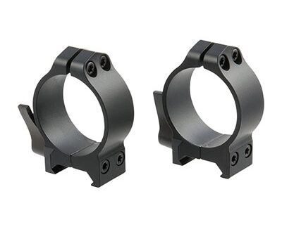 34MM LOW (0.25'') QD RINGS BLACK