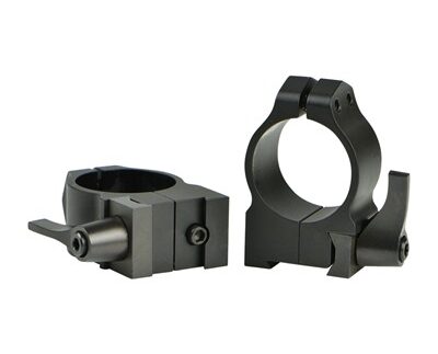 30MM MEDIUM (1.015'') QD 19MM DOVETAIL RINGS, BLACK