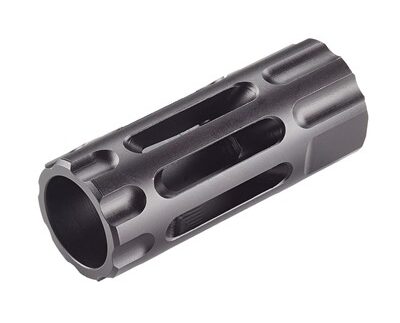 MUZZLE BRAKE Q-COMP 11/16-24 STEEL BLACK
