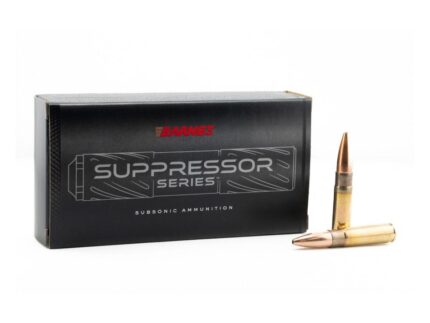 Barnes Suppressor Series Sierra GameKing rifle Ammunition .300 Blackout 205gr HP 1060 fps 20/ct