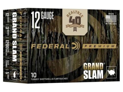 Federal Grand Slam Realtree 40th Anniversary Shotshells 12ga 3" 1-3/4oz 1200 fps #5 10/ct