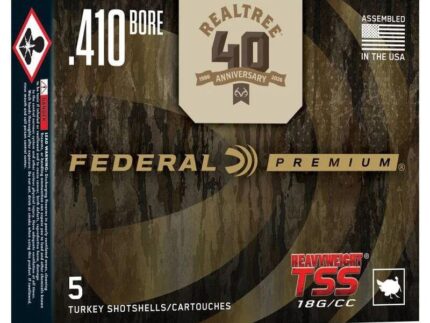 Federal Heavyweight TSS Realtree 40th Anniversary Special Edition Shotshell 410 ga 3" 13/16oz 1100 fps #9 5/ct