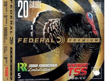 Federal Heavyweight TSS Rob Roberts Special Edition Shotshell 20ga 3" 1-5/8oz 1000 fps #9 5/ct