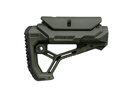 Fab Defense GL-CORE CP Buttstock with Adjustable Cheek-Rest for Milspec and Commercial Tubes OD Green