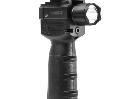 NcSTAR VISM Vertical Grip Weapon Light with Strobe FlashLight & Green Laser 300 Lumen Black