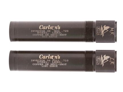 Carlson's Delta Waterfowl Extended Mid and Long Range Choke Tubes for 12 ga Browning Invector DS 2/ct