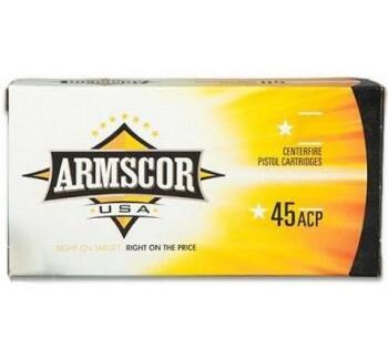 Armscor Handgun Ammunition .45 ACP 230 gr JHP 825 fps 20/ct