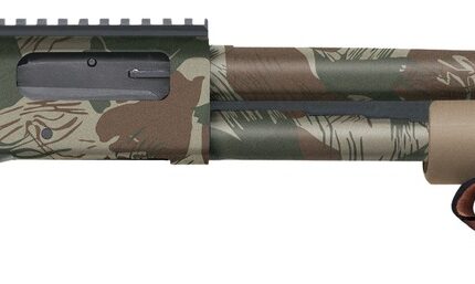 MOSSBERG 590 SECURITY 12G SHOTGUN 14.375" BBL, AFTERSHOCK GRIP, FDE/RHODESIAN B.S. 5+1