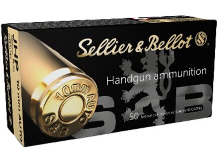 Sellier & Bellot Pistol Ammo 10mm 180 gr. JHP 50 rd.