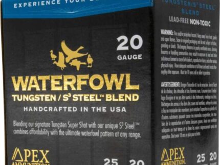 Apex Waterfowl TSS/S3 Steel Blend Shotgun Ammo 20 ga. 3 in. 1 1/8 oz. #2 & #7.5 25 rd.