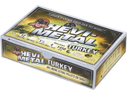 Hevi Shot Hevi Metal Turkey Loads 12 ga. 3.5 in. 1 1/4 oz. 4 Shot 5 rd.