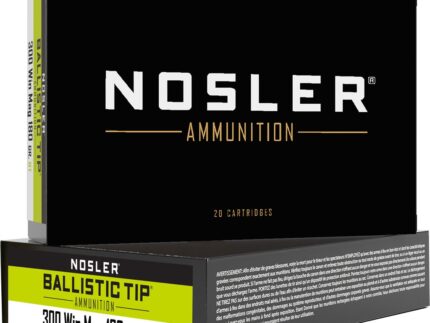 Nosler Ballistic Tip Rifle Ammunition 300 Win. Mag. 180 gr. BT SP 20 rd.