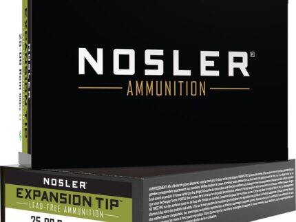 Nosler Expansion Tip Rifle Ammunition 25-06 Rem. 100 gr. ET SP 20 rd.
