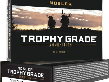 Nosler Trophy Grade Rifle Ammunition 300 RUM 180 gr. PT SP 20 rd.