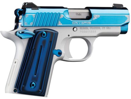 Kimber Micro 9 Sapphire Pistol 9mm 3.15 in. Bright Blue 8 rd.