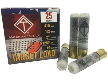 ATI Target Shotgun Ammo 410 ga. 9 Shot 1/2 Oz. 25 rds
