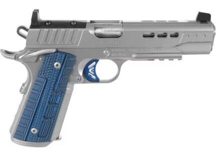 Kimber Rapide Ice Pistol 45 ACP 5 in. Silver and Blue 8 rd.