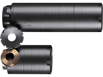 Dead Air Wolfman Suppressor 9mm w/Direct Thread 1/2-28 Mount Black