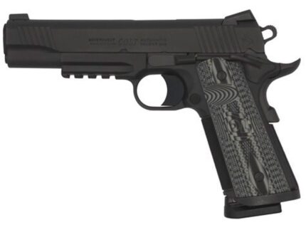 Colt 1911 CCU Rail Pistol 9mm 5 in. Matte Black DLC 9 rd.