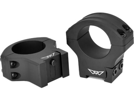 Warne Hyperlite Tikka Scope Rings Matte Black 1 inch Tikka High