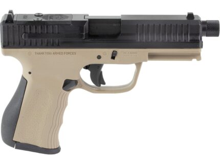 FMK G3 Threaded Barrel Pistol 9mm 4.5 in. Dark Earth w/ Glock Comp Sights 14 rd.